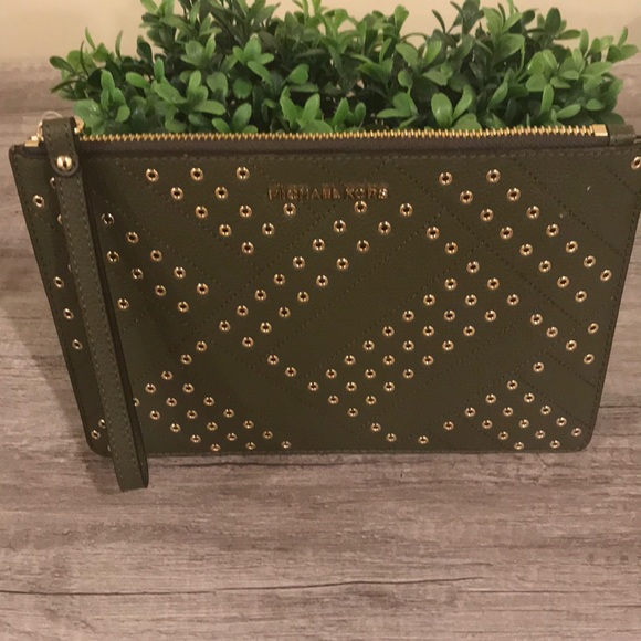 Michael Kors Leather Clutch - Picture 2 of 5